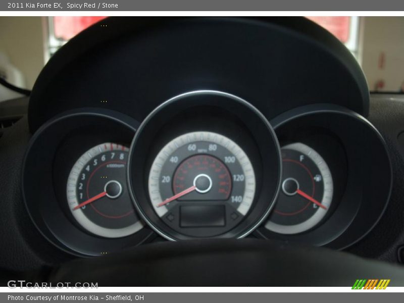 Spicy Red / Stone 2011 Kia Forte EX