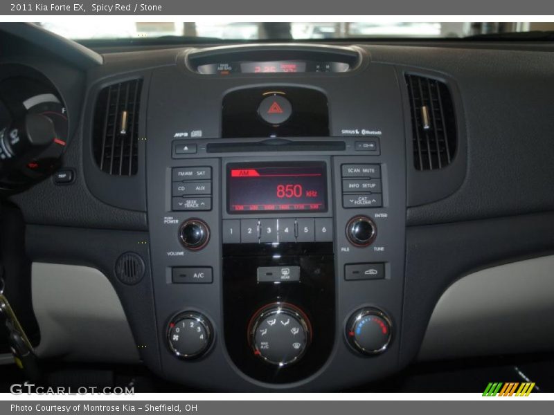 Spicy Red / Stone 2011 Kia Forte EX