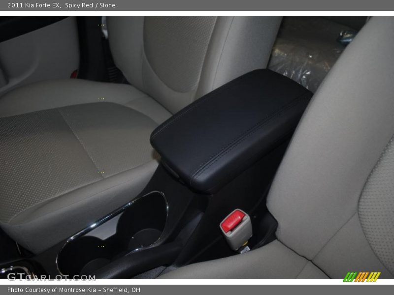 Spicy Red / Stone 2011 Kia Forte EX
