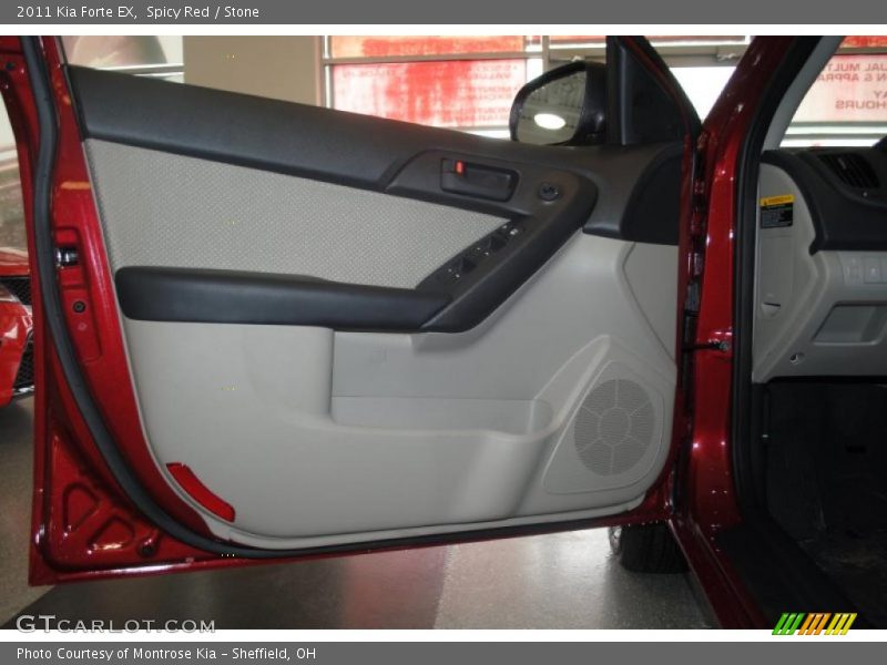 Spicy Red / Stone 2011 Kia Forte EX