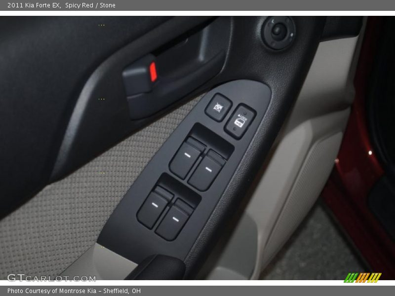 Spicy Red / Stone 2011 Kia Forte EX