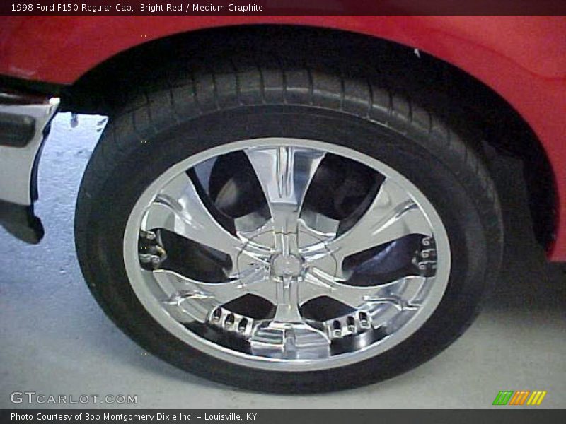 Bright Red / Medium Graphite 1998 Ford F150 Regular Cab