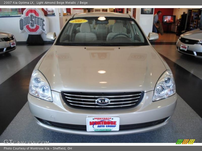 Light Almond Beige Metallic / Beige 2007 Kia Optima LX