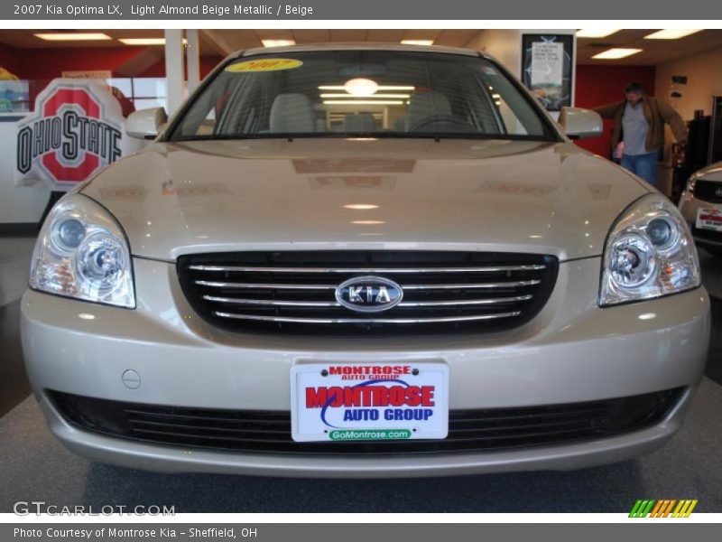 Light Almond Beige Metallic / Beige 2007 Kia Optima LX