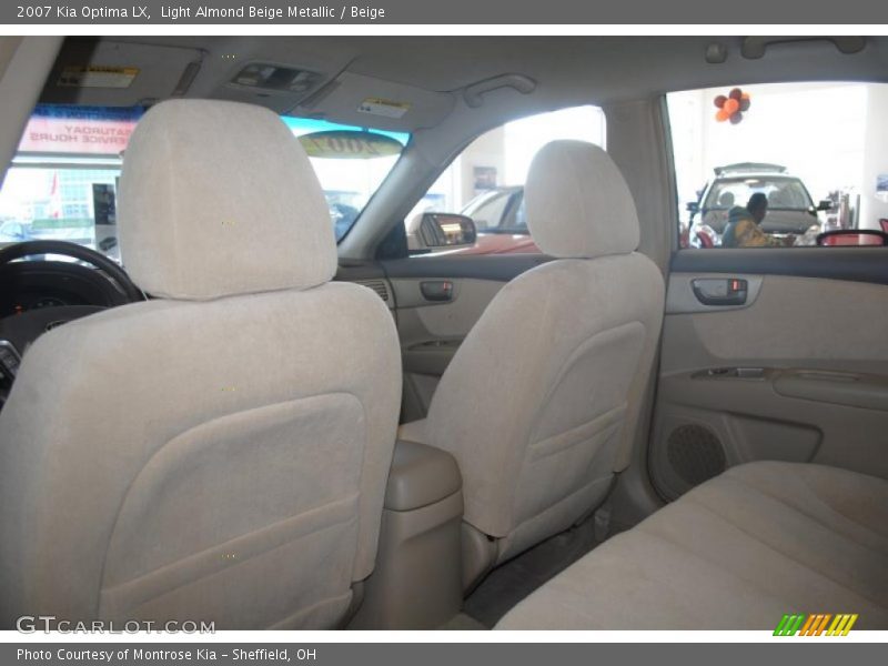 Light Almond Beige Metallic / Beige 2007 Kia Optima LX
