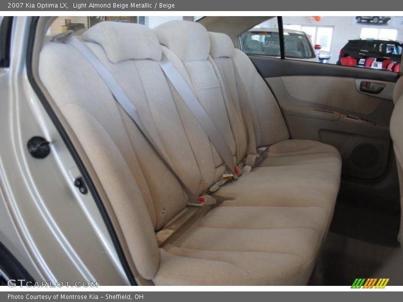 Light Almond Beige Metallic / Beige 2007 Kia Optima LX