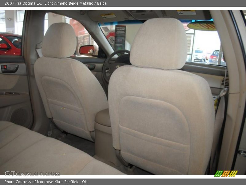 Light Almond Beige Metallic / Beige 2007 Kia Optima LX
