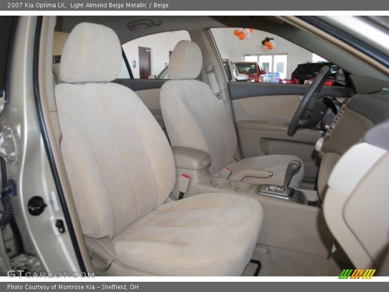 Light Almond Beige Metallic / Beige 2007 Kia Optima LX