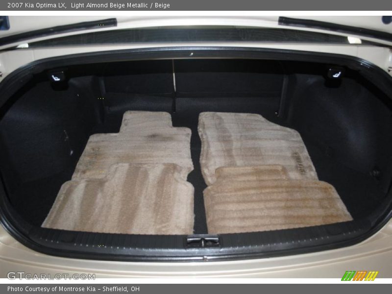 Light Almond Beige Metallic / Beige 2007 Kia Optima LX