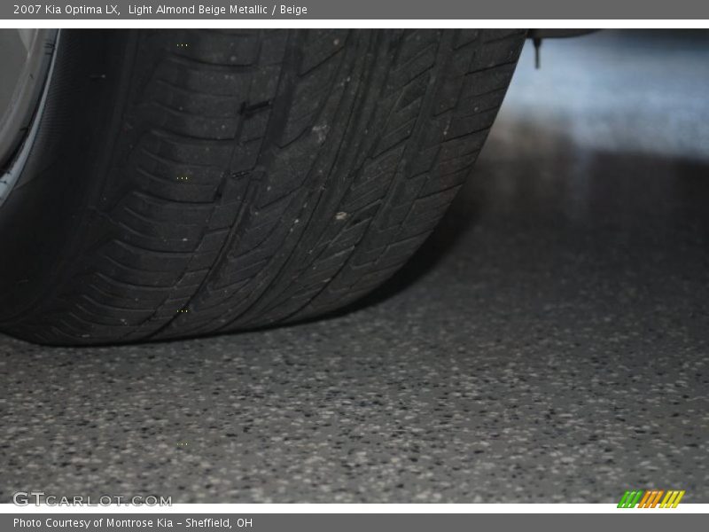 Light Almond Beige Metallic / Beige 2007 Kia Optima LX
