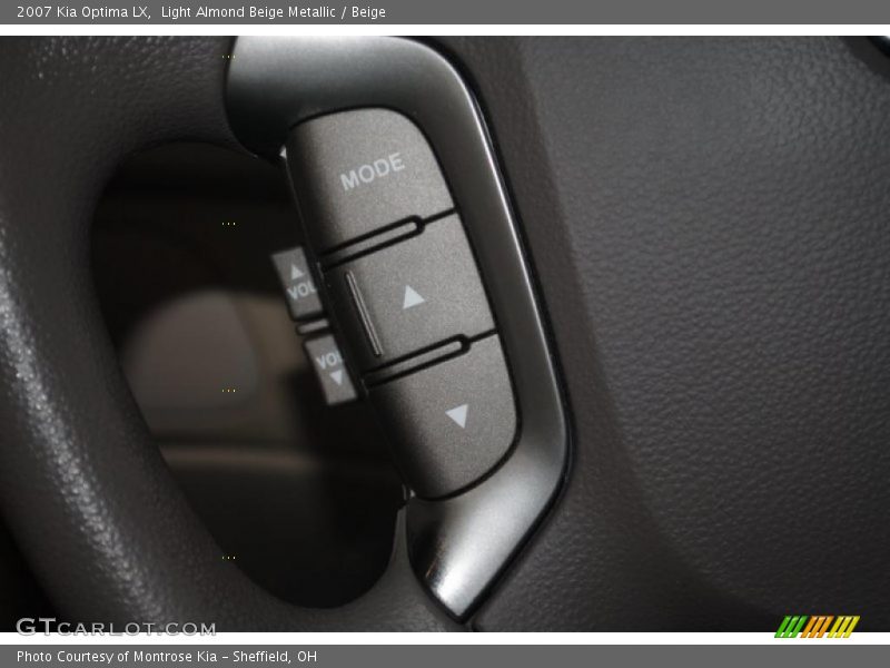 Light Almond Beige Metallic / Beige 2007 Kia Optima LX