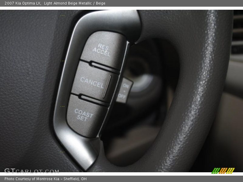 Light Almond Beige Metallic / Beige 2007 Kia Optima LX