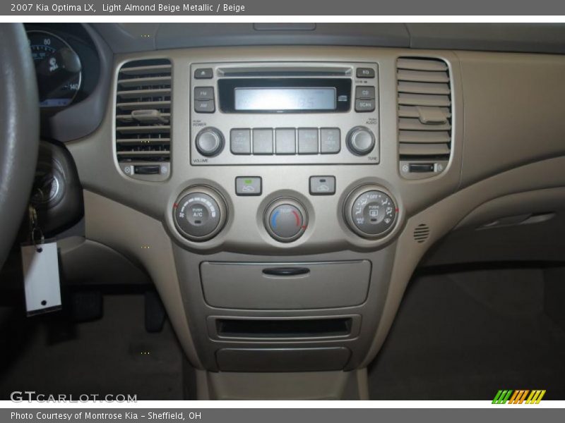 Light Almond Beige Metallic / Beige 2007 Kia Optima LX