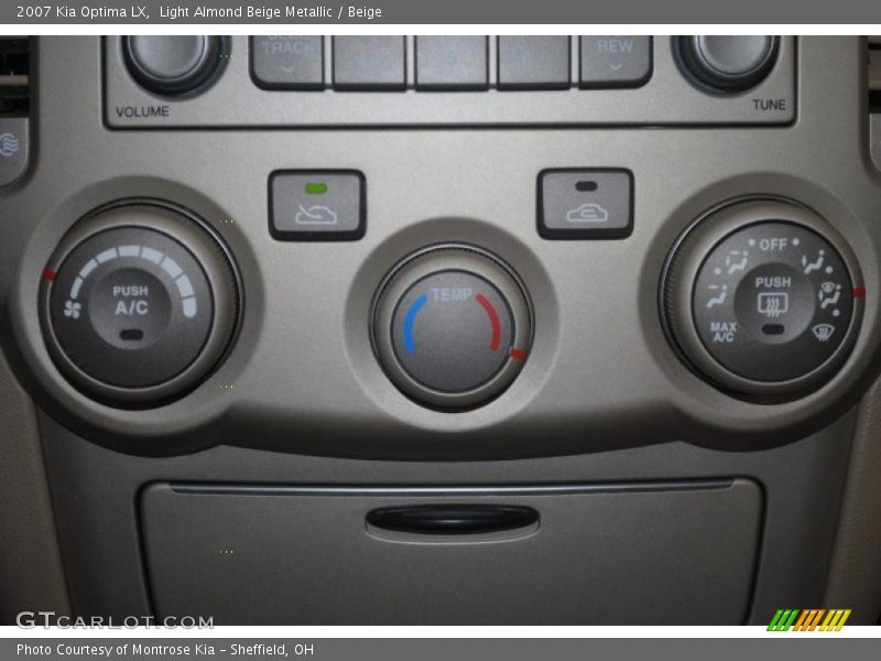 Light Almond Beige Metallic / Beige 2007 Kia Optima LX