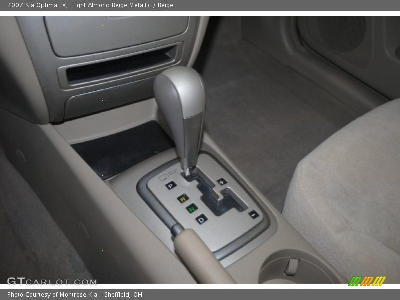 Light Almond Beige Metallic / Beige 2007 Kia Optima LX
