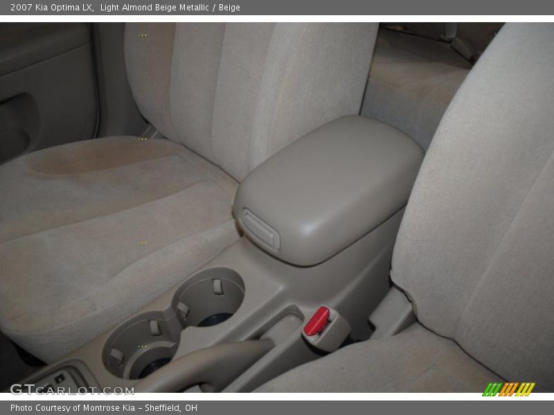 Light Almond Beige Metallic / Beige 2007 Kia Optima LX