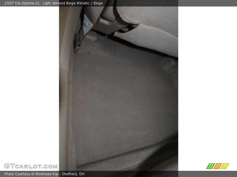 Light Almond Beige Metallic / Beige 2007 Kia Optima LX