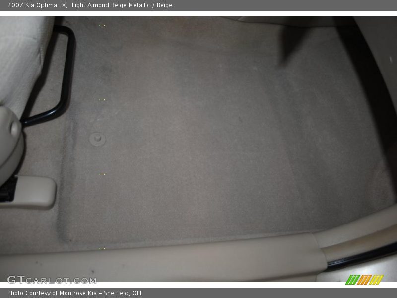 Light Almond Beige Metallic / Beige 2007 Kia Optima LX