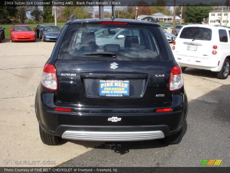 Black Pearl Metallic / Black 2009 Suzuki SX4 Crossover Touring AWD