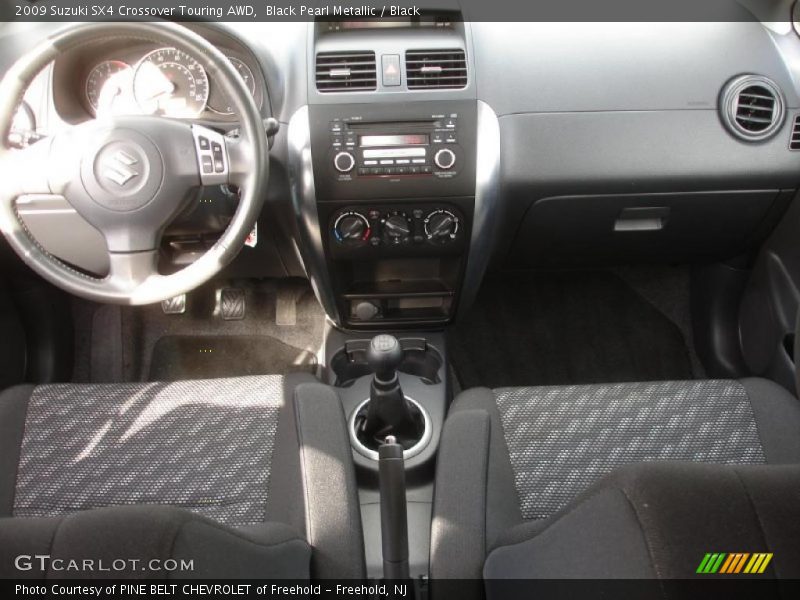 Black Pearl Metallic / Black 2009 Suzuki SX4 Crossover Touring AWD