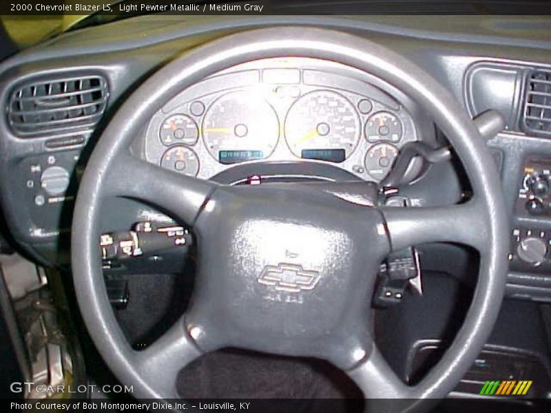 Light Pewter Metallic / Medium Gray 2000 Chevrolet Blazer LS