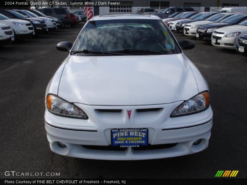 Summit White / Dark Pewter 2004 Pontiac Grand Am GT Sedan