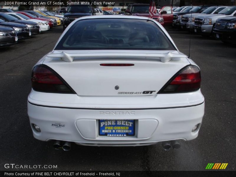 Summit White / Dark Pewter 2004 Pontiac Grand Am GT Sedan