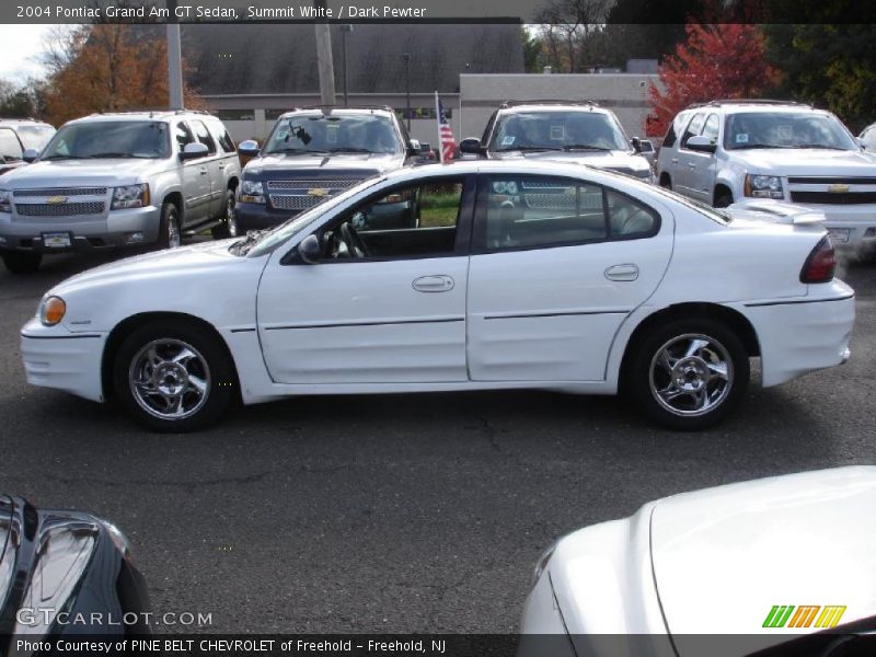 Summit White / Dark Pewter 2004 Pontiac Grand Am GT Sedan