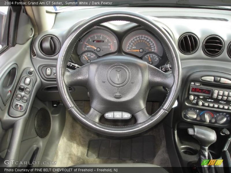 Summit White / Dark Pewter 2004 Pontiac Grand Am GT Sedan