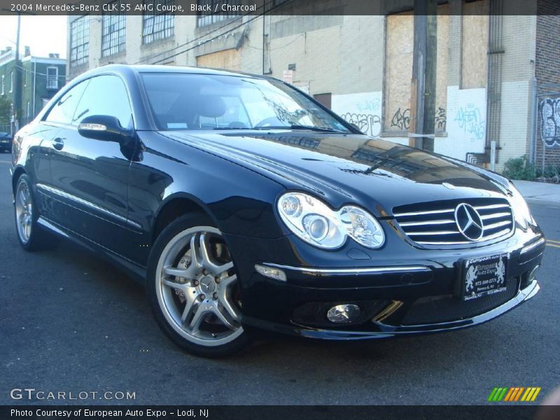 Black / Charcoal 2004 Mercedes-Benz CLK 55 AMG Coupe
