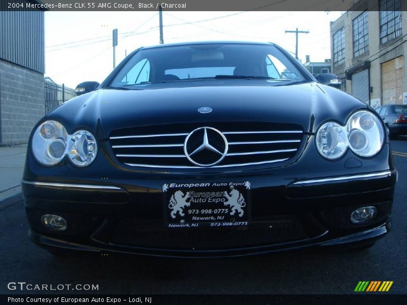 Black / Charcoal 2004 Mercedes-Benz CLK 55 AMG Coupe