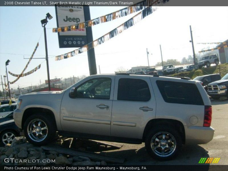 Silver Birch Metallic / Light Titanium/Dark Titanium 2008 Chevrolet Tahoe LT