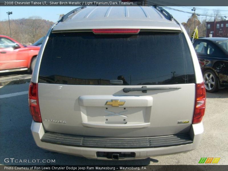 Silver Birch Metallic / Light Titanium/Dark Titanium 2008 Chevrolet Tahoe LT