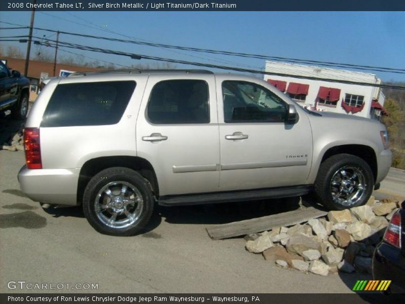 Silver Birch Metallic / Light Titanium/Dark Titanium 2008 Chevrolet Tahoe LT