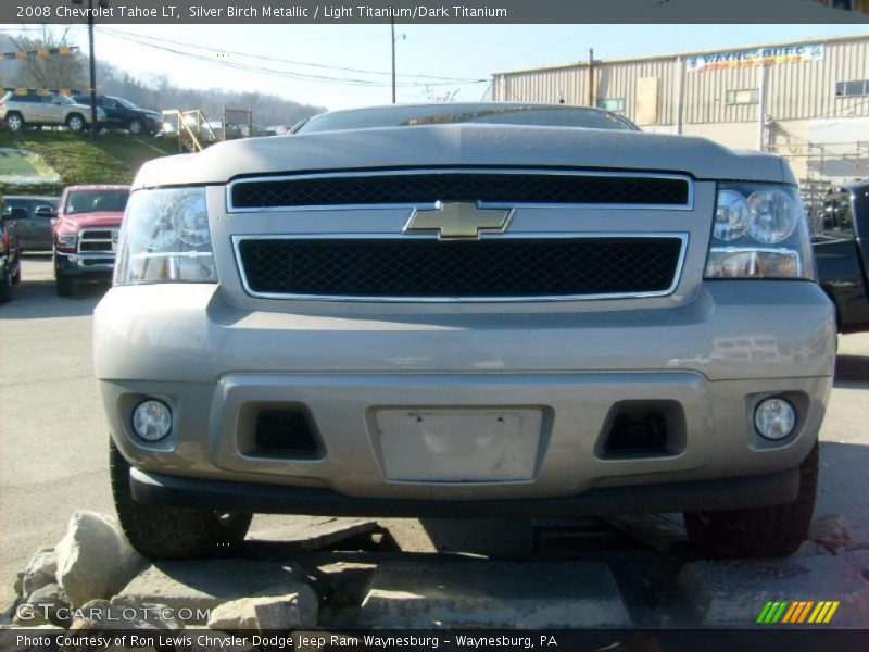 Silver Birch Metallic / Light Titanium/Dark Titanium 2008 Chevrolet Tahoe LT