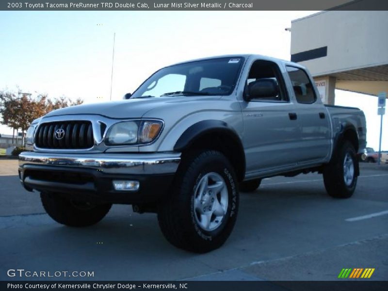 Lunar Mist Silver Metallic / Charcoal 2003 Toyota Tacoma PreRunner TRD Double Cab