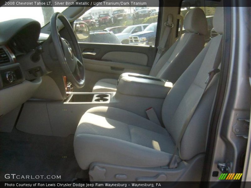 Silver Birch Metallic / Light Titanium/Dark Titanium 2008 Chevrolet Tahoe LT