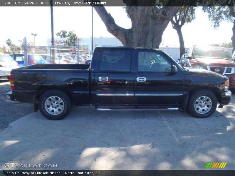 Onyx Black / Neutral 2005 GMC Sierra 1500 SLT Crew Cab