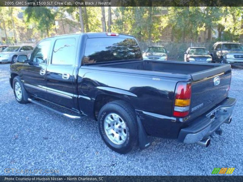 Onyx Black / Neutral 2005 GMC Sierra 1500 SLT Crew Cab