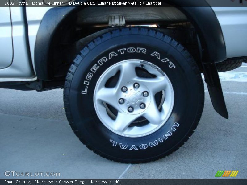 Lunar Mist Silver Metallic / Charcoal 2003 Toyota Tacoma PreRunner TRD Double Cab