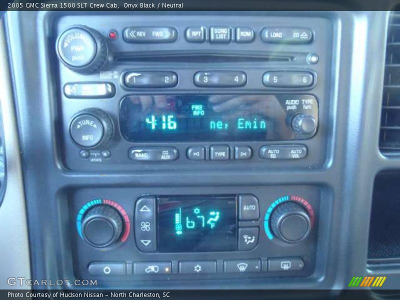 Onyx Black / Neutral 2005 GMC Sierra 1500 SLT Crew Cab