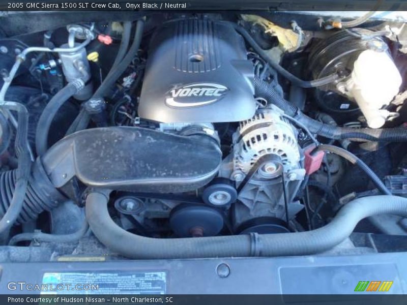  2005 Sierra 1500 SLT Crew Cab Engine - 5.3 Liter OHV 16-Valve Vortec V8