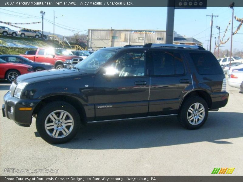 Alloy Metallic / Charcoal Black 2007 Mercury Mountaineer Premier AWD