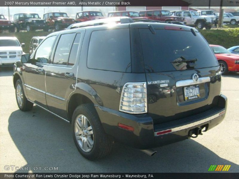 Alloy Metallic / Charcoal Black 2007 Mercury Mountaineer Premier AWD