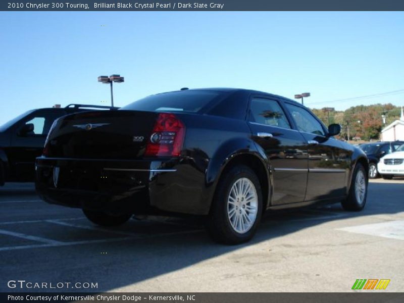 Brilliant Black Crystal Pearl / Dark Slate Gray 2010 Chrysler 300 Touring