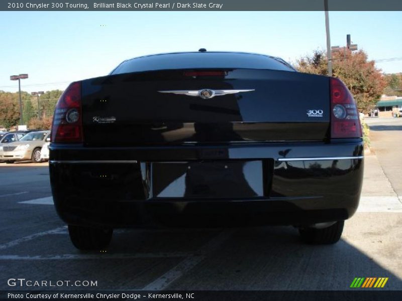 Brilliant Black Crystal Pearl / Dark Slate Gray 2010 Chrysler 300 Touring