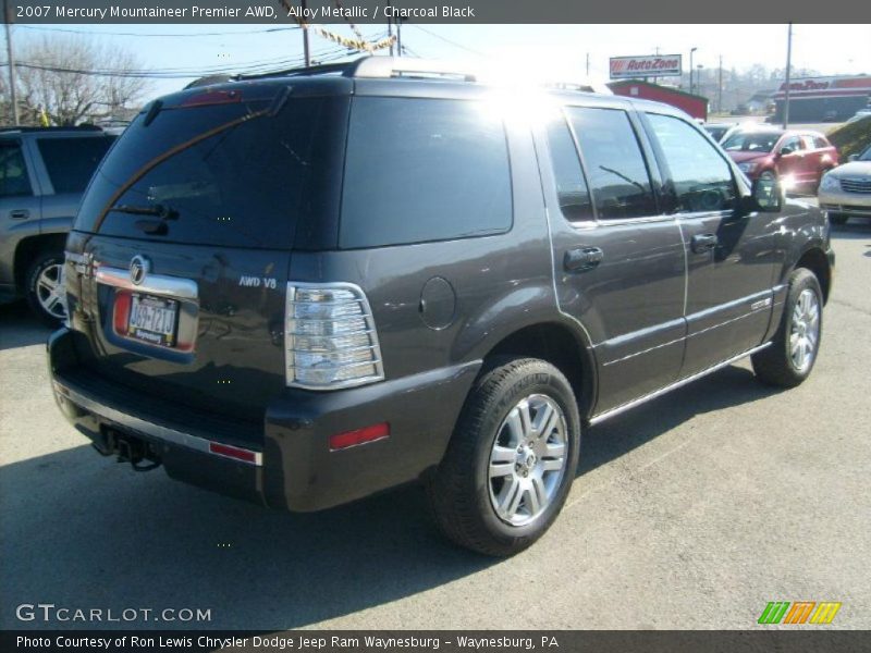 Alloy Metallic / Charcoal Black 2007 Mercury Mountaineer Premier AWD