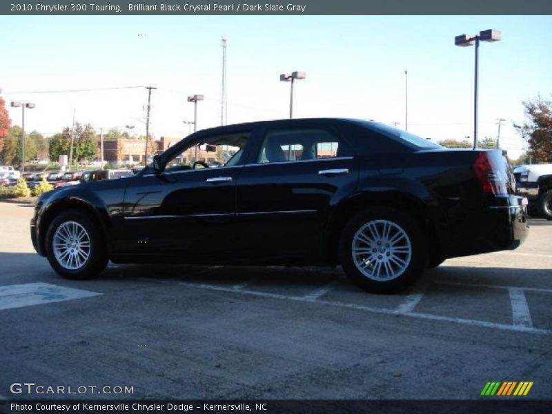 Brilliant Black Crystal Pearl / Dark Slate Gray 2010 Chrysler 300 Touring