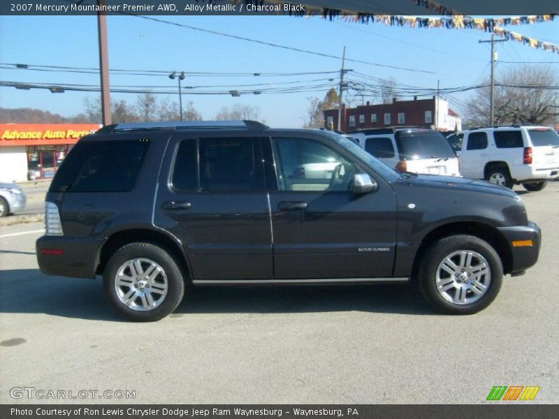 Alloy Metallic / Charcoal Black 2007 Mercury Mountaineer Premier AWD