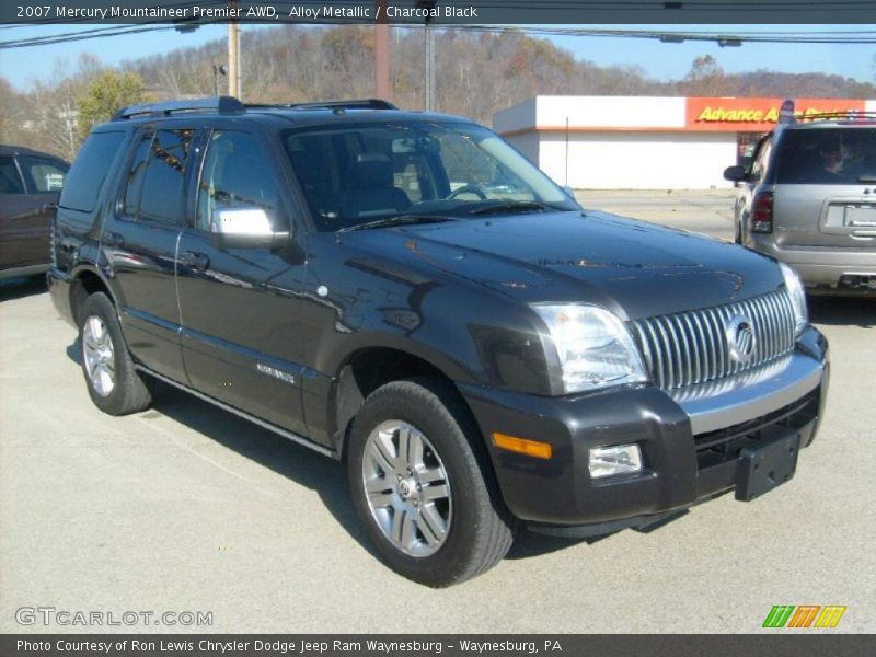 Alloy Metallic / Charcoal Black 2007 Mercury Mountaineer Premier AWD